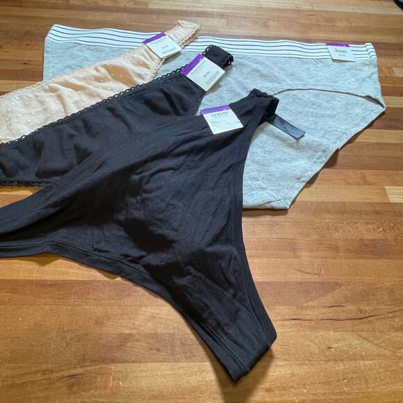 Mixed thong and hipster panty pack of 4  XXL - Picture 4 of 10